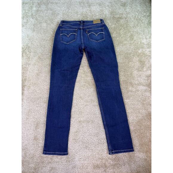 Levi's Bold Curve Jeans Women's 11M Low Rise Skinny Stretch Dark Wash C535 - Picture 4 of 15